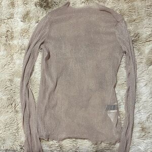 Sheer Long Sleeve Top